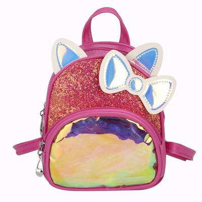 China Wholesale anti-theft shinny sequin bag package cute kids mini bag package in running girl bag package for sale