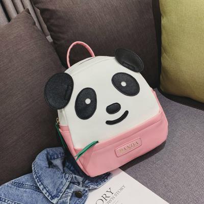 China Cute Fashion RTS Panda Design Anti-theft Girl Bag Package For School Children Bag Package for sale