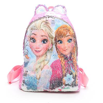 China New arrival cartoon theme girl bag package anti-theft children bag whole package sale girl princess bag package for sale