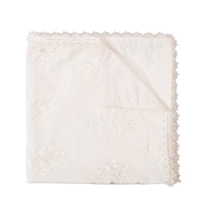 China Europe China Baby Lace Blankets Kids Winter White Wrap For Sale for sale