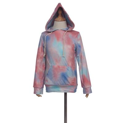 China Factory price new breathable fashionable autumn style long sleeve girls elastic sweater tops kids tie dye hoodie for sale