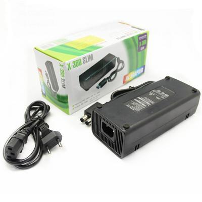 China Wholesale Black Plug 135W 12V Power Cord US EU Charger Charging Cable For Xbox 360 Slim AC Adapter Power Supply for sale