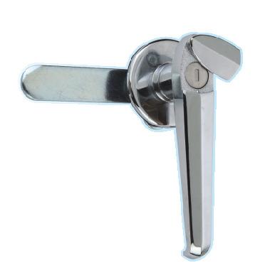 China Zinc Alloy Metal Cabinet Handle Key Lock MS807-3 With Cover for sale