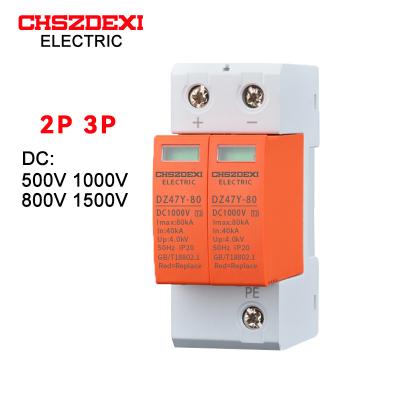 China PV System 2P80KASolar DC SPD 1000V Solar System Surge Protector Device DC SPD DC CE for sale