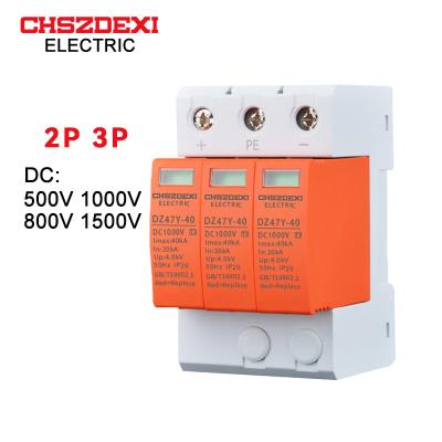 China PV System 3P40KASolar DC SPD 1000V Solar System Surge Protector Device DC SPD DC CE for sale