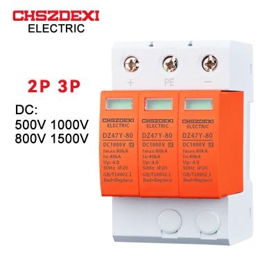 China PV System 3P80KASolar DC SPD 1000V Solar System Surge Protector Device DC SPD DC CE for sale