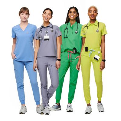 China Wholesale Bestex Medical Hospital Fashion Scrubs Uniform Sets Spandx Designer Women Tops Nursing Custom Hospital Uniforms for sale