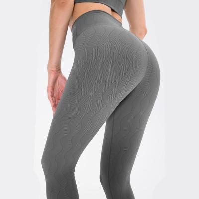 China BESTEX 2022 Breathable Bow Printing High Waisted Ladies Workout Suit Striped Yoga Sets for sale