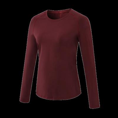 China BESTEX Breathable Thick Fleece Long Sleeve Yoga Top for sale