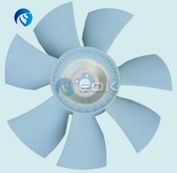 China Auto engine parts fan blade for machines equipped with engine EX200-5 4 holes, 7 blades diameter: 600mm-36mm-60mm-7 for sale