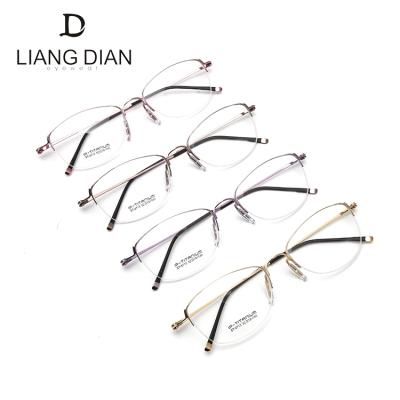 China Optical Frames For Myopia Stock Factory New Glasses Frame 2018 Ready Custom Model ,Handmade Luxury Titanium Optical Frames for sale