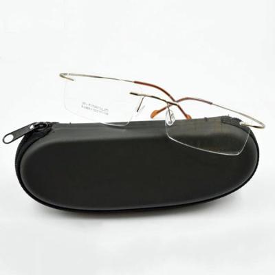 China Other popular eyewear flexible titanium rimless optical frames manufacturers in china for sale