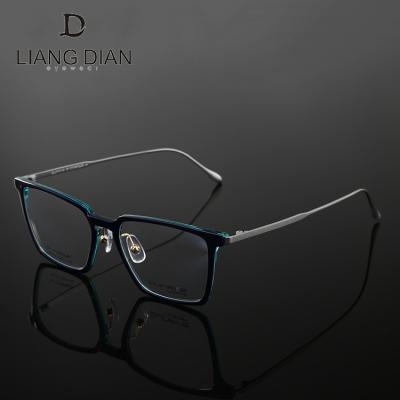 China Optical frames for myopia glasses frame 2018 luxury titanium new model, square frame optical glasses frame for sale