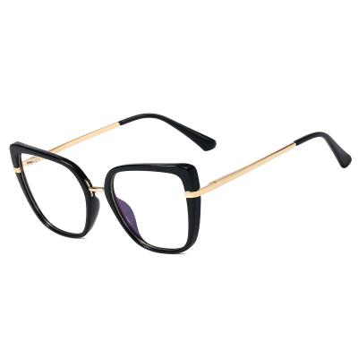 China Optical frames for myopia the latest TR90 glasses glass and metal optical frames for girls for sale