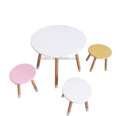 Cina Fashion Modern Nordic European Style Children's Wooden Table With Chair Set in vendita