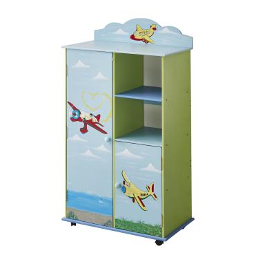 China Unique Eco-friendly Hand Painted Wooden Fairy Wardrobe Kids Bedroom Furniture en venta