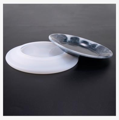 China Sustainable Handmade Craft Epoxy Resin Casting Art Molds Silicone Mold For Dish for sale