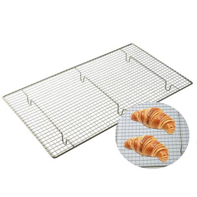 China Household High Quality Modern Food Home Stored 46*26cm Metal Rack Non-stick Cooling Baking Racks for sale