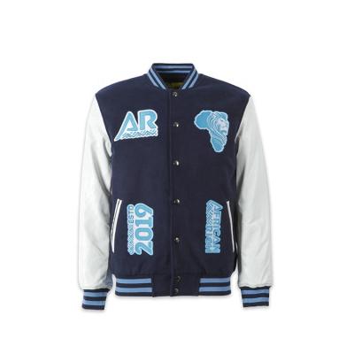 China Wholesale Custom Made Breathable Wool Baseball Embroidered Patch Jacket Fashion Style Bomber Jackets for sale