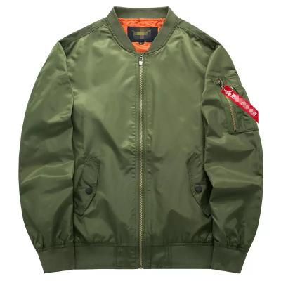 China Plus Size Men's Hot Sale Fashion Baseball Jacket With Badge High Street Plus Size Satin Bomber Jacket for sale