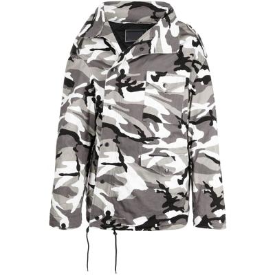 China High quality breathable unisex camo winter jacket oversized coats casual snow outwear hooded jacket for men for sale