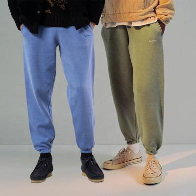 China Anti-Wrinkle Mens Joggers Pants Zipper Pockets Casual Mens Trousers Cotton Jogging Sweatpants for sale