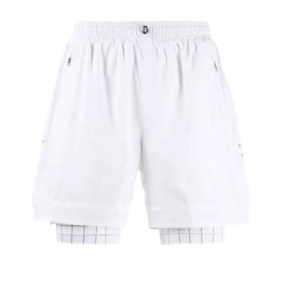 China Qingzhihuo Latest Logo Anti-wrinkle Double Layers Short Casual Men Short Zipper Custom Short Pocket for sale