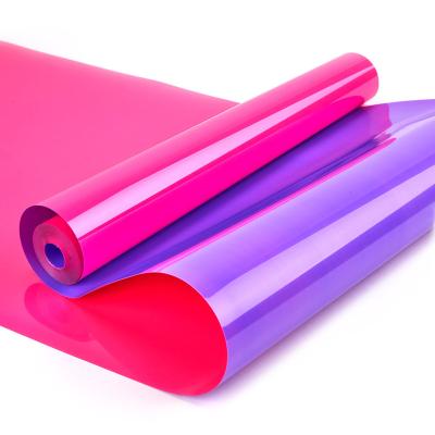 China Xinart Hot Pink Weed / Textile HTV Vinyl Roll Easy Cut / Iron On Heat Transfer Vinyl For T Shirts Shoes Hats Open DIY Heat Press Vinyl for sale