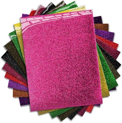 China Easy Cut/Weed/Heat Transfer XINART Glitter HTV Vinyl Heat Transfer Vinyl Sheets For Cricut Iron On T-shirt Easy Weed for sale