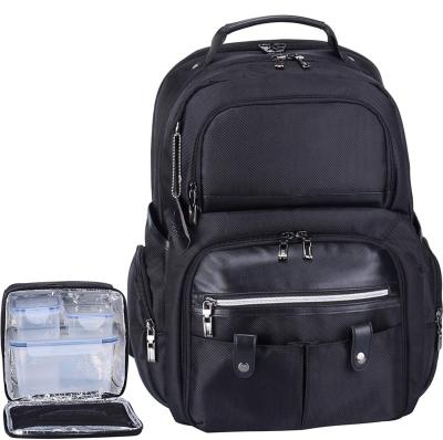 China Collapsible Lunch Box 3 Food Delivery Bagr Business Travel Laptop Backpack Lunch Container Removable Thermal Insulated Meal Lunch Bag Large for sale