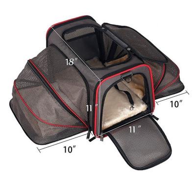 China Pet Carrier, Large Sustainable, Gently Sided, Airline Approved Dog Carrier For Innovative Dog Or Cat for sale