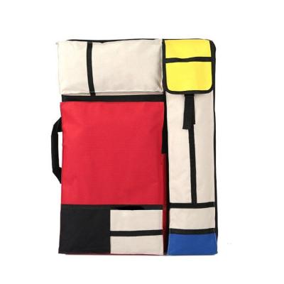 China Art Backpack Colorized Sketch Board Art Kit Storage Bag Waterproof Shoulder Bag Portfolio Case Bag Carry for sale