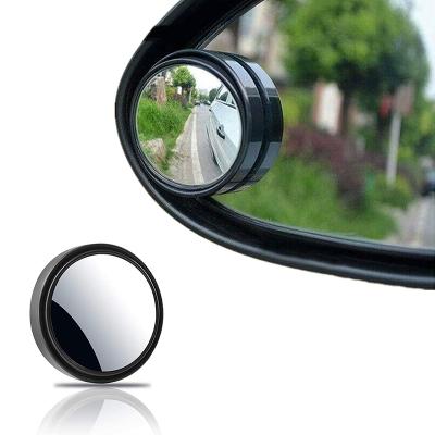 China Car Blind Spot Mirror Car Blind Spot Mirror Round HD Rear View Side Adjustable Wide Angle Convex Mirror for sale