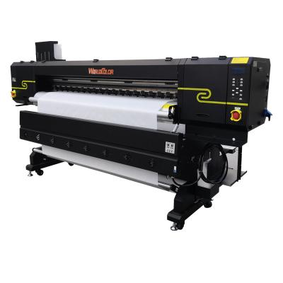 China WorldColor large format digital inkjet printer 3 i3200 printhead sublimation ink textile fabric dye sublimation printer for sale