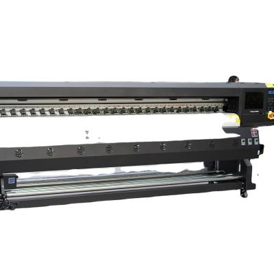 China New fastest speed printer factory sell 3.2m large format flex vinyl eco solvent printer use 4 pieces i3200 XP600 print head for sale