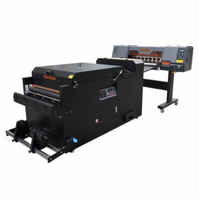 China Fast speed fabric dtf printer 60cm 2/3/4 printhead printing machine r DTF printer for cloth shoes bags for sale