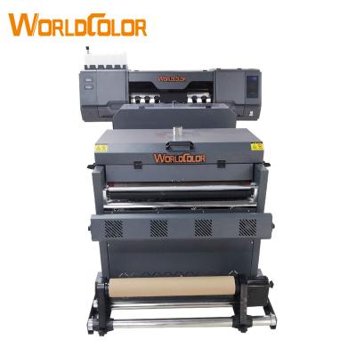 China widely used Pigment ink direct to pet film heat transfer to fabric DIY T shirt dual Eps 4720/I3200 heads digital DTF Printer for sale