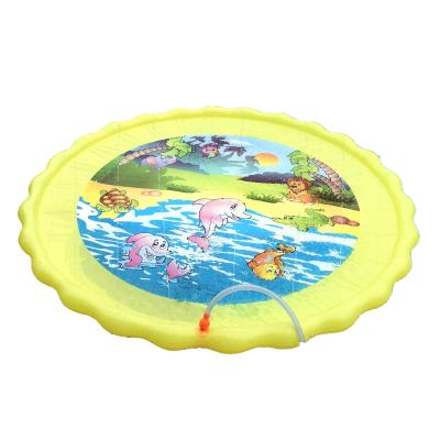 China New Funny Educational Toy Sprinkler Mat Play Mats Around Water Sprinkle Mat For Baby Kids for sale