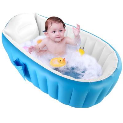 China Viable Inflatable Portable Baby Spa Bathtub PVC Inflatable Baby Shower Baby Shower for sale