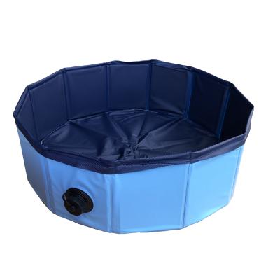 China Sustainable Portable PVC Dog Pool Bathing Tub Foldable Waterproof Indoor and Outdoor Pool Pond Water Pet Tub Pool For Pet for sale