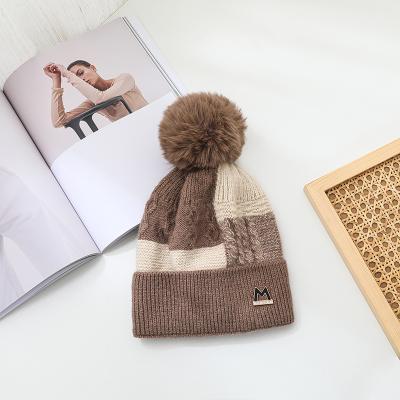 China Winter Multicolor Beanie Knitted Hat Sport Beanie Custom Wholesale Bulk Winter Beanie Unisex Colorful Acrylic Knit Mens Womens COMMON for sale