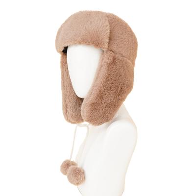 China JOINT Outdoor Sports Earmuff Hats Men And Women Climbing Thick Plaid Flip Ear Hat for sale