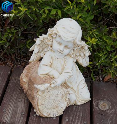 China Europe Children Garden Statues Best Selling Little Angel Resin Organizer Wholesale Custom Customized Europe China for sale