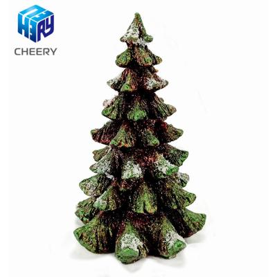 China Europe Polyresin Christmas Tree Home Decoration Gift Christmas Polyresin Handmade Crafts for sale