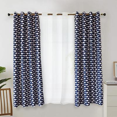 China Home Decorative Blackout Curtain 3D Jacquard Sheer Curtains Digital Printing Curtains And Sheers for sale