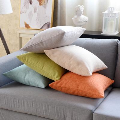 China Anti-Static Custom Design Home Decoration Pillow Cover Wholesales Canvas Throw 18 x 18 Inch Pillow Covers for sale