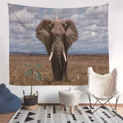 China Modern Digital Printing Large Polyester Wall Tapestries Customize Woven Tapestry Throw For Living Room for sale