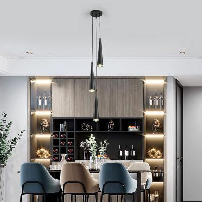 China Modern Black Color Crystal Pendant Light Modern Kitchen Lighting Pendant Lamp For Bars Hotel Dining Room for sale