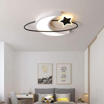 China Modern Nordic Acrylic Dimmable Ceiling Light Kids Room Modern LED Ceiling Lamp With Remote Control Lighting For Kids Room for sale