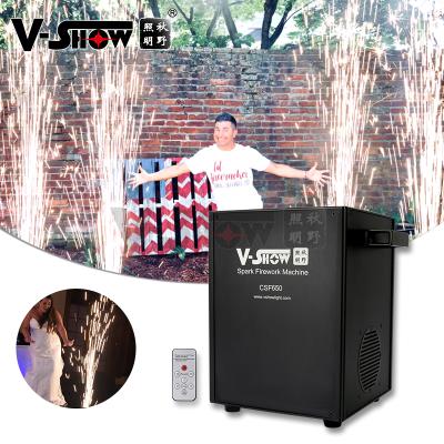 China 650W Spark Stage 2021 Cold Machine Wedding Indoor Cold Spark Fireworks Machine With Remote Control for sale